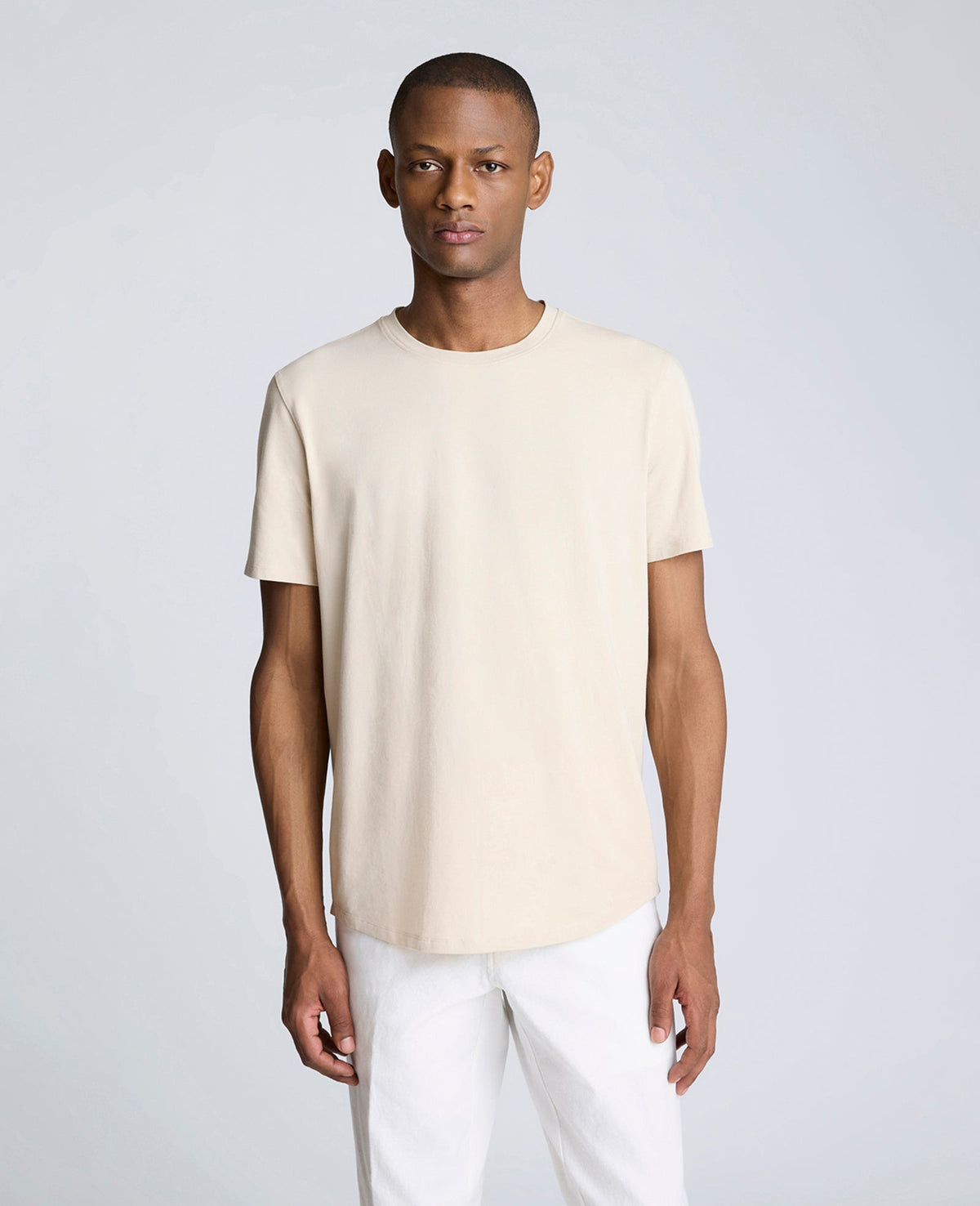 Kenneth Cole The Performance Crew Neck T-Shirt | TAN