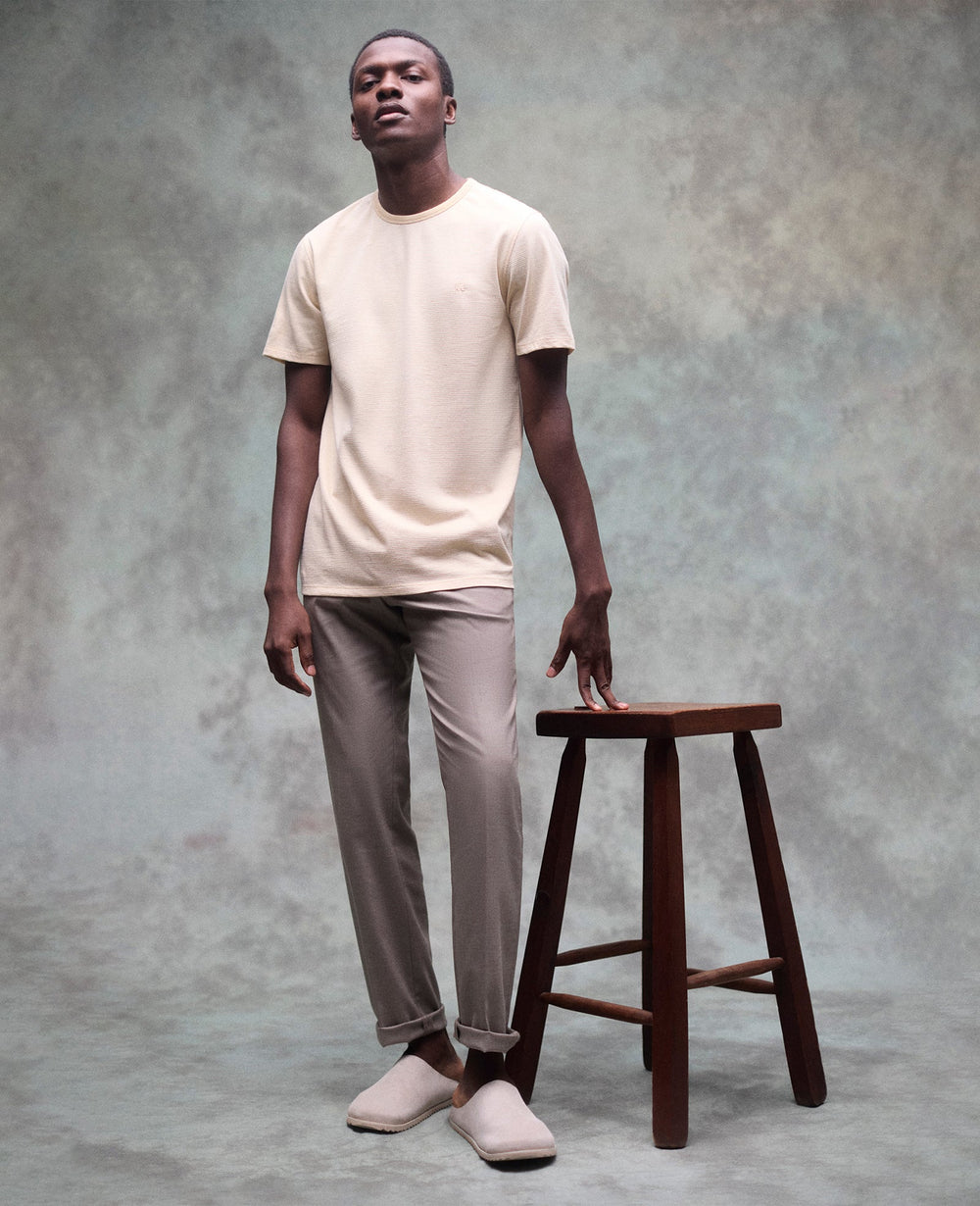 Kenneth Cole The Performance Crew Neck T-Shirt | TAN