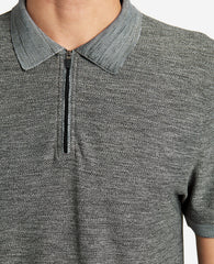 Kenneth Cole Kenneth Cole Zip-Up Knit Polo, Comfort & Style | Kenneth Cole | GREY HEATHER