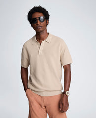 Kenneth Cole Sweater Polo | TAN MIX