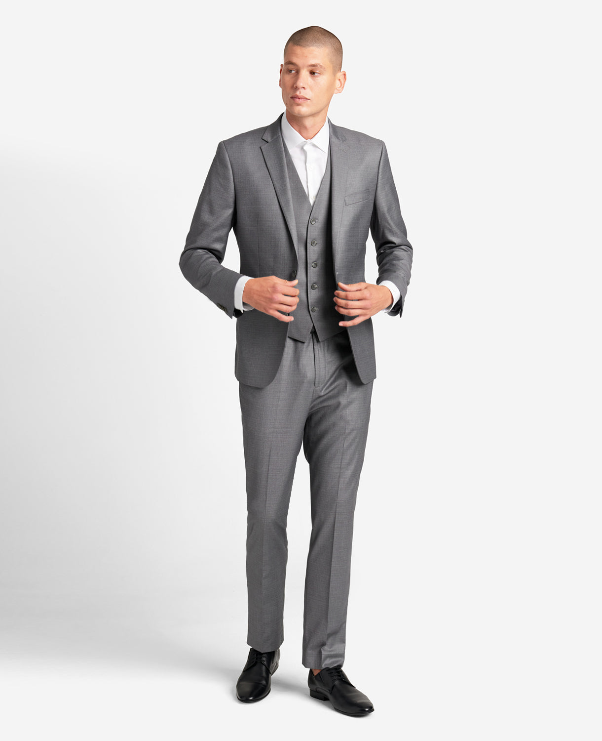 Kenneth Cole Shop Light Grey Slim-Fit Vest for Men: Kenneth Cole Reaction | LIGHT GREY