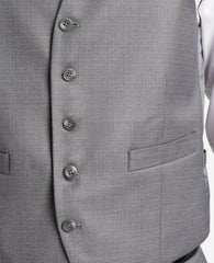 Kenneth Cole Shop Light Grey Slim-Fit Vest for Men: Kenneth Cole Reaction | LIGHT GREY