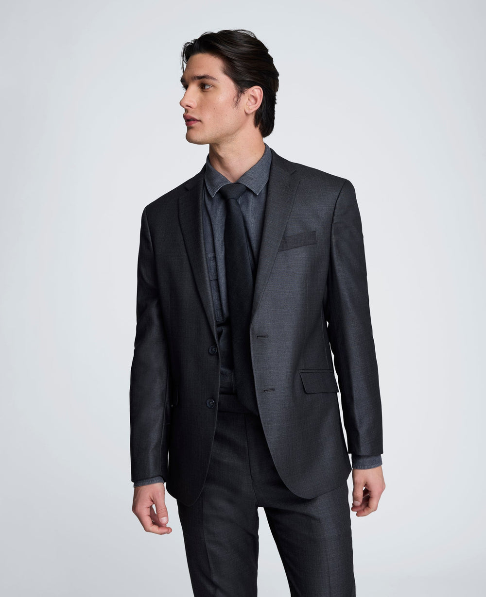 Kenneth Cole Shop Gunmetal Slim-Fit Suit Jacket for Men – Kenneth Cole | GUNMETAL