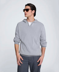 Kenneth Cole Sweater Hoodie | GREY/WHITE