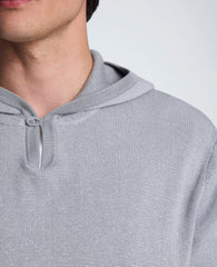 Kenneth Cole Sweater Hoodie | GREY/WHITE