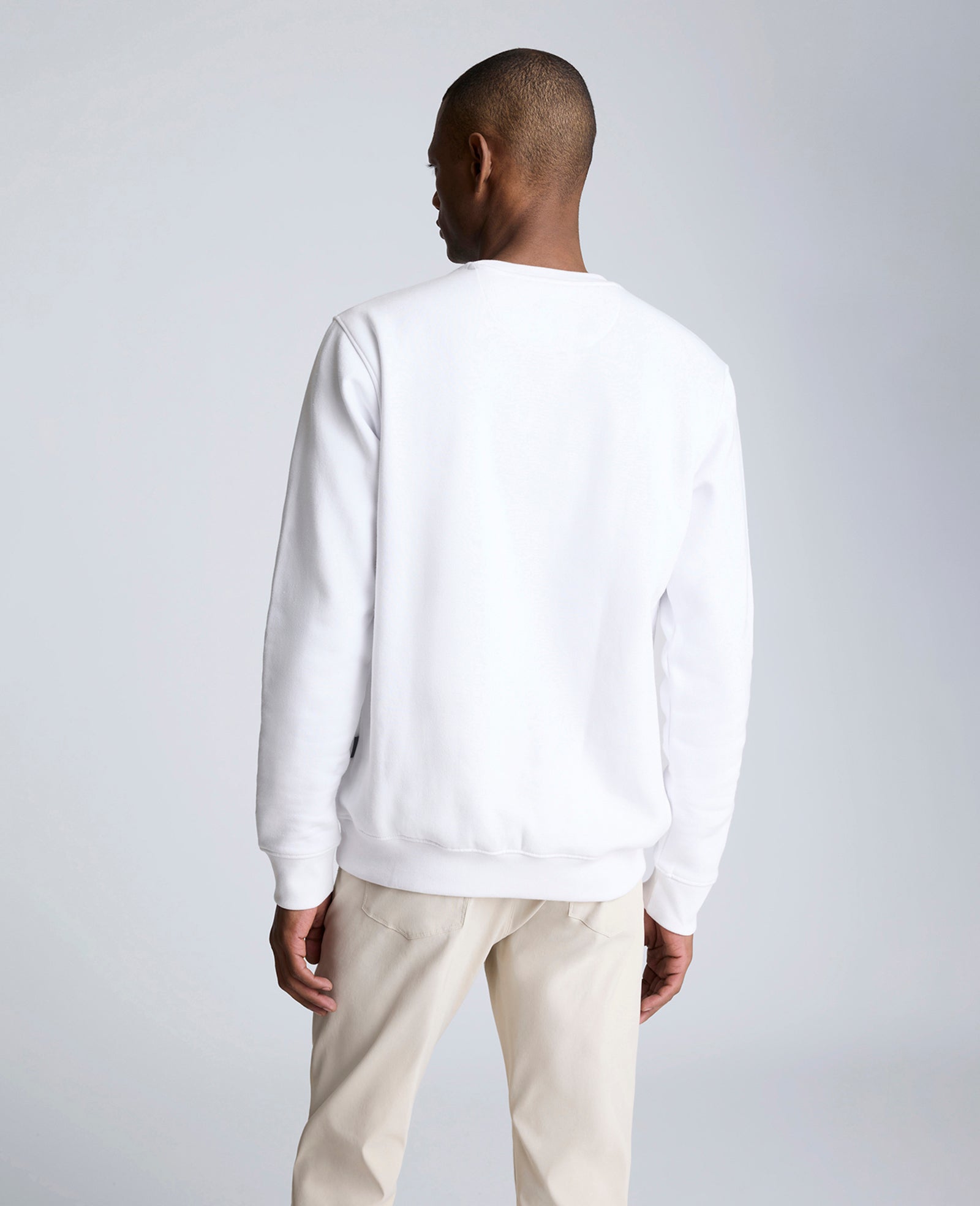Kenneth Cole Shop White Logo Sweatshirt | Kenneth Cole Exclusive Fleece | WHITE