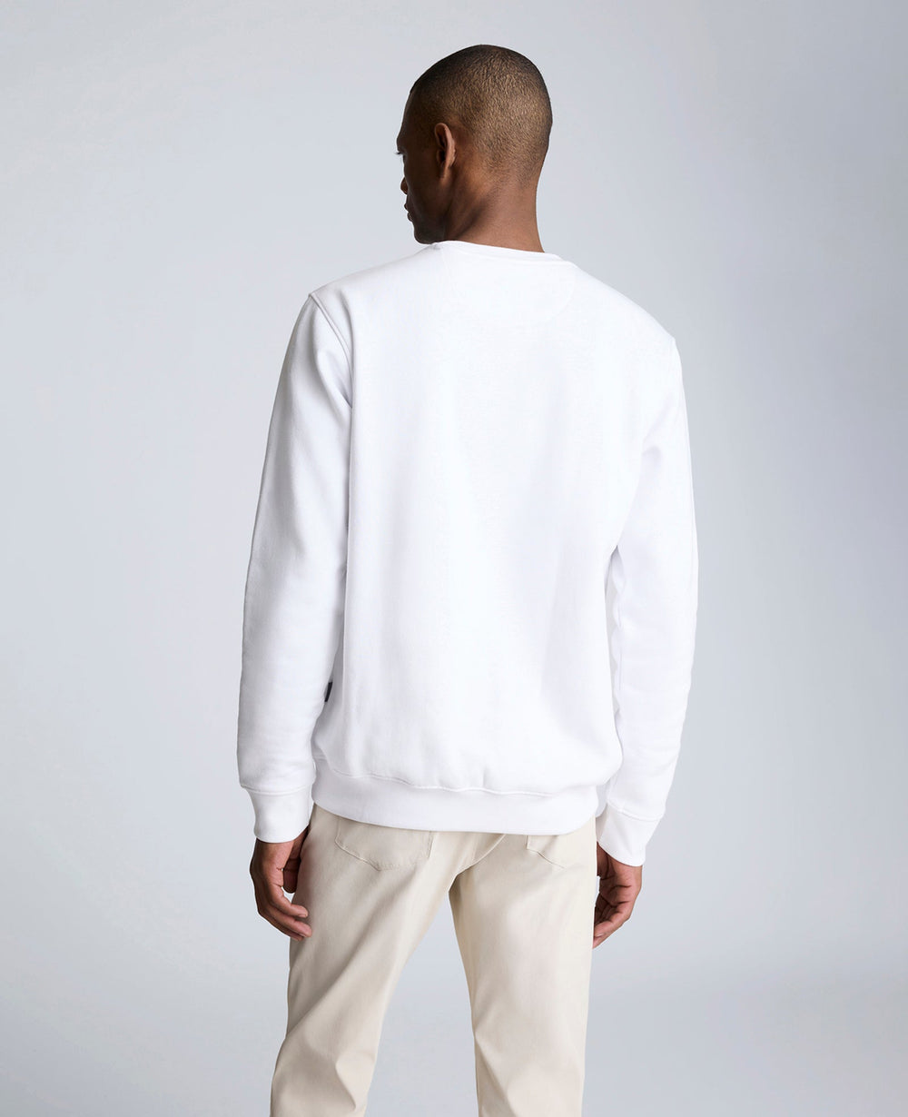 Kenneth Cole Shop White Logo Sweatshirt | Kenneth Cole Exclusive Fleece | WHITE