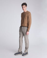 Kenneth Cole Heather Brown Crew Neck Sweater – Classic Fit | Kenneth Cole | HEATHER BROWN