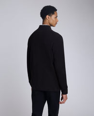 Kenneth Cole Quarterzip Pullover Sweater | DARK BROWN