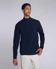 Kenneth Cole Quarterzip Pullover Sweater | NAVY