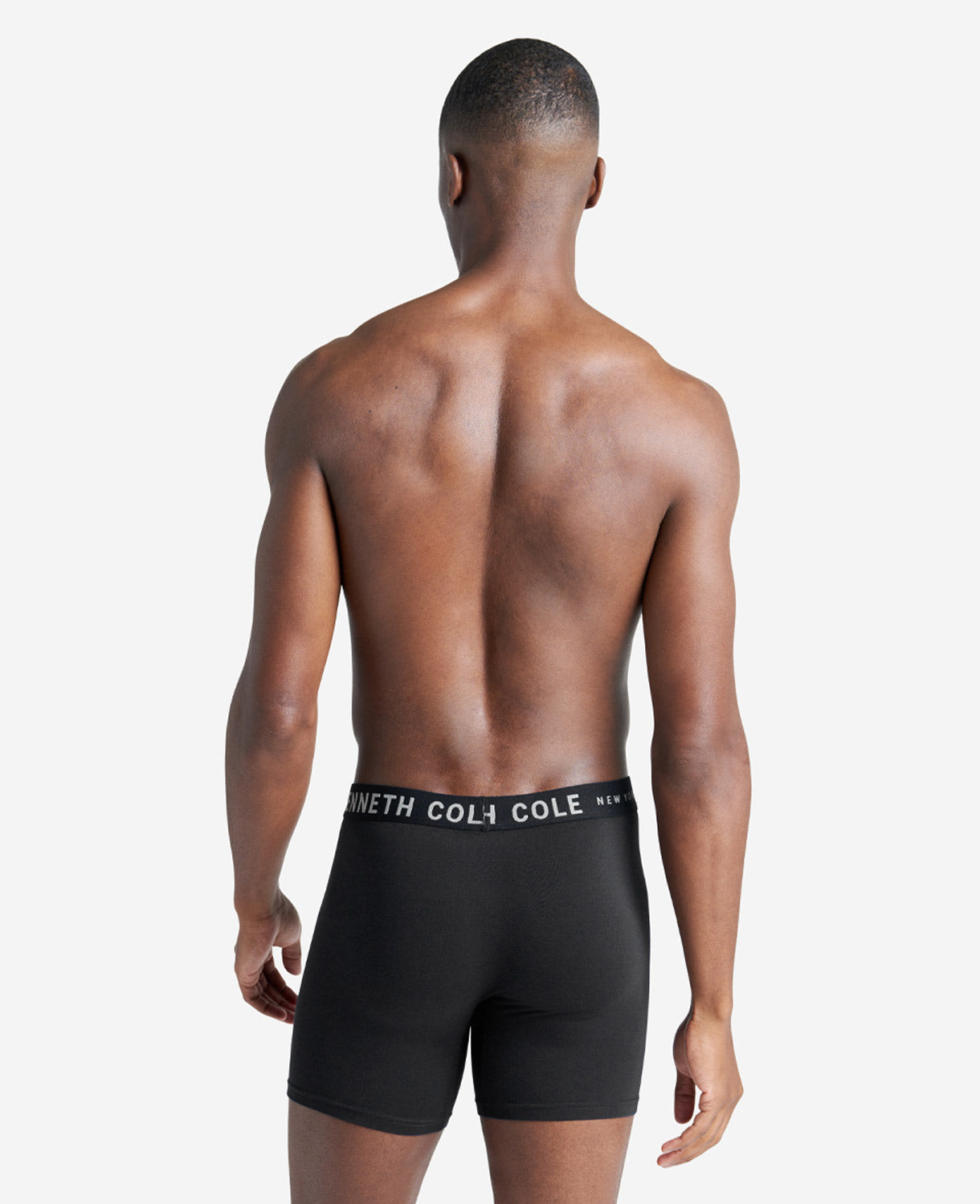 Kenneth Cole 3-Pack Black Boxer Briefs – Cotton Modal Stretch | KC | BLACK