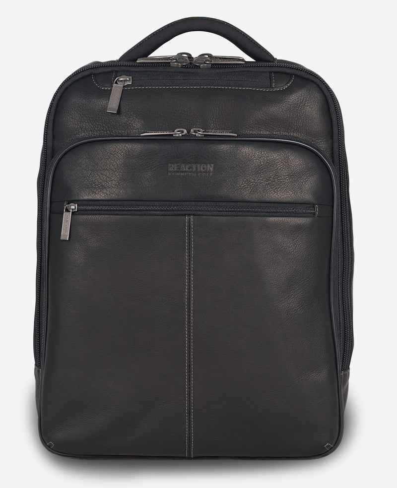 Kenneth Cole Colombian Leather Backpack | BLACK