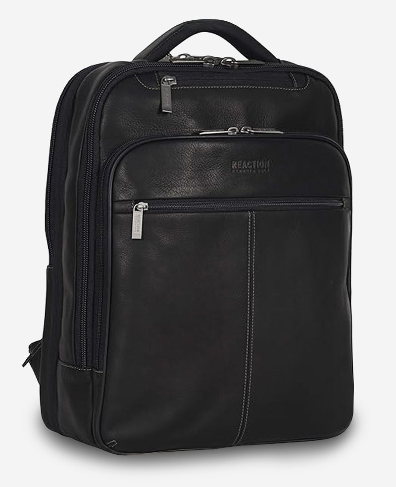 Kenneth Cole Colombian Leather Backpack | BLACK