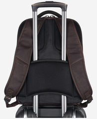 Kenneth Cole Colombian Leather Backpack | BROWN