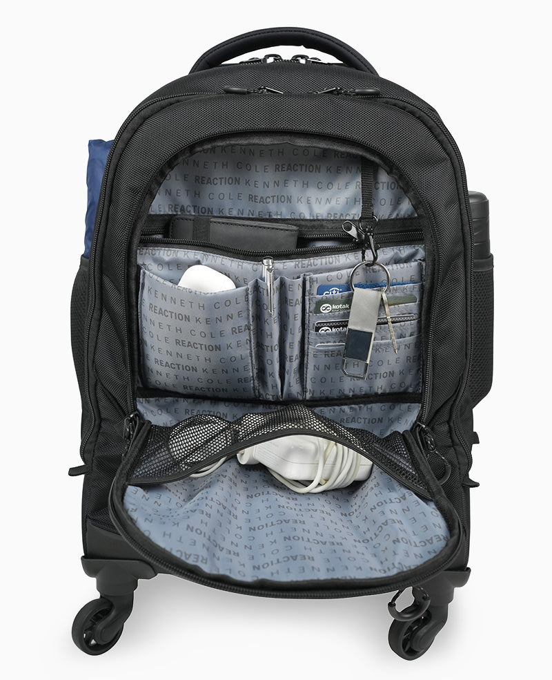 Kenneth Cole R-Tech Wheeled Backpack | BLACK