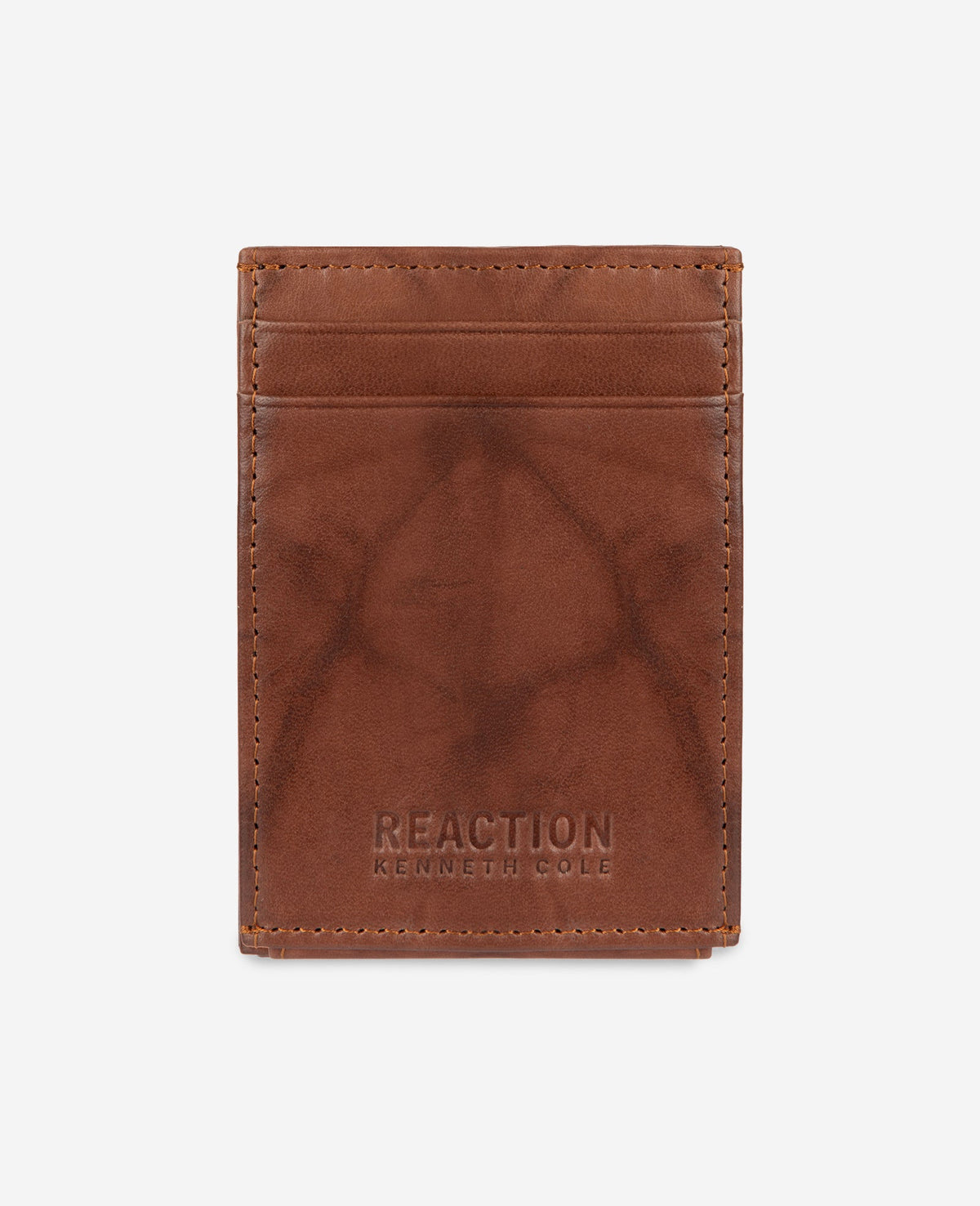 Kenneth Cole Crunch Leather Wallet | TAN