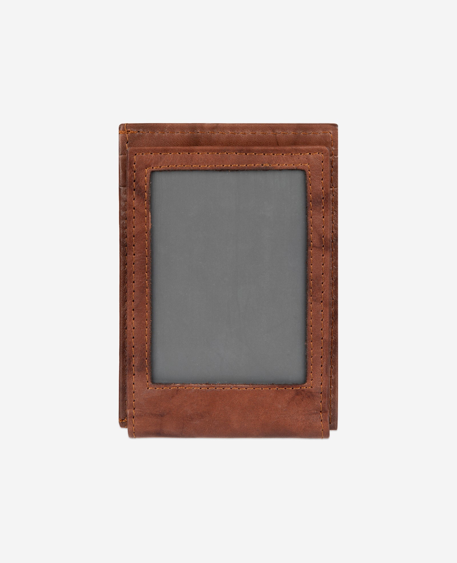 Kenneth Cole Crunch Leather Wallet | TAN