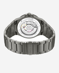 Kenneth Cole Automatic Gun Metal Stainless Steel Bracelet Watch | GUN