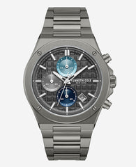 Kenneth Cole Dress Sport Chronograph Multi Tone Dial Stainless Steel Bracelet Watch | GUN