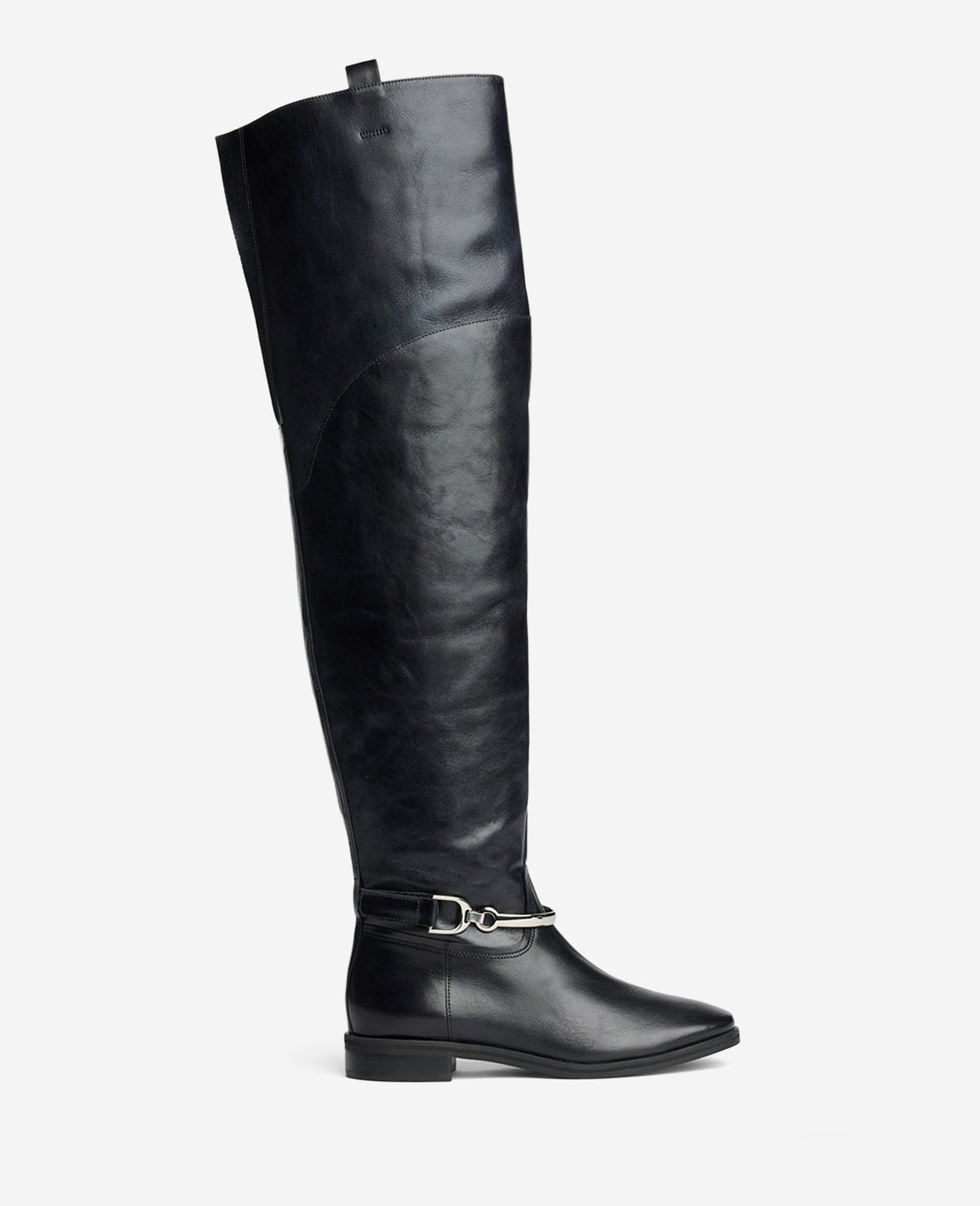 Kenneth Cole Maza Leather Riding Boot | BLACK LEATHER