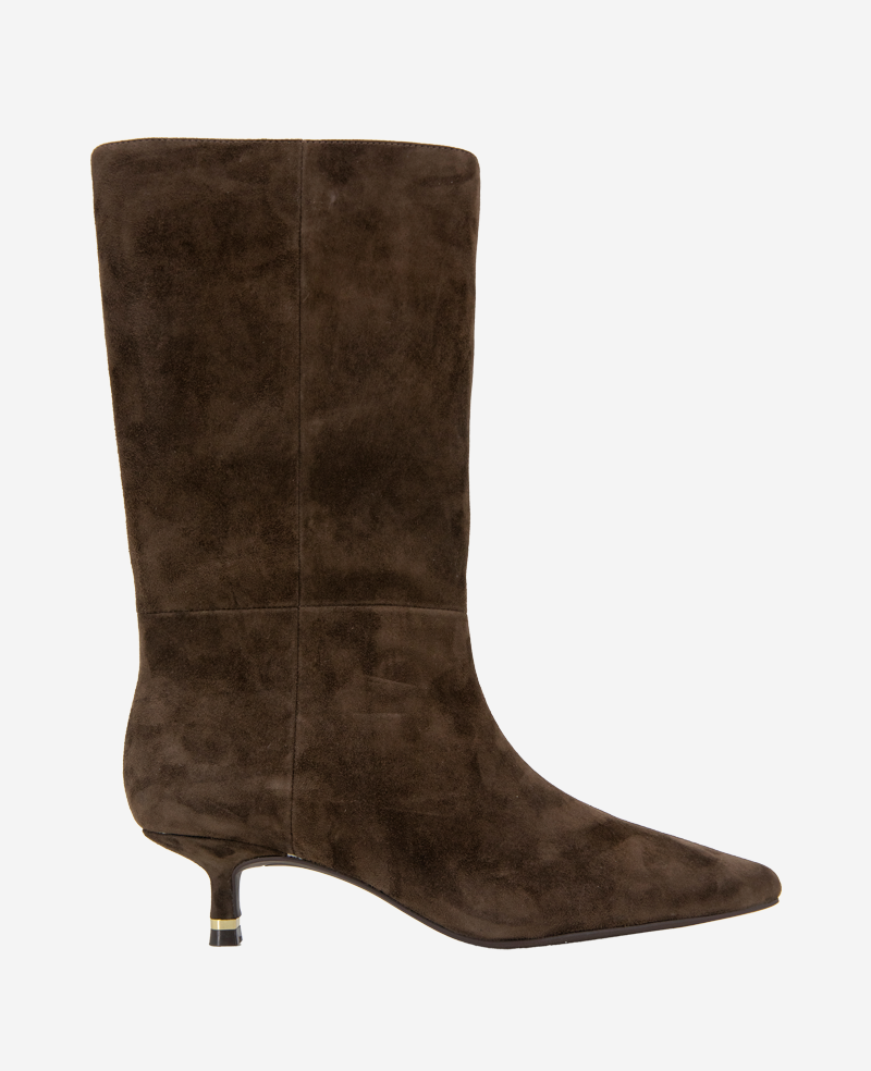 Kenneth Cole Meryl Suede Bootie | CHOCOLATE SUEDE