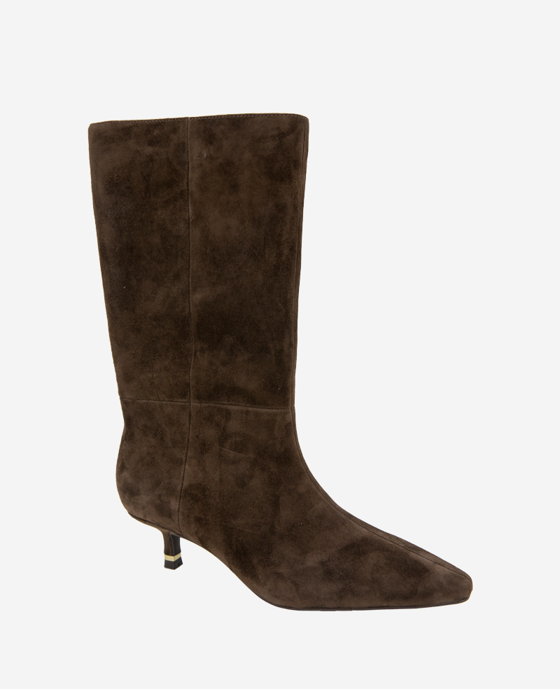 Kenneth Cole Meryl Suede Bootie | CHOCOLATE SUEDE