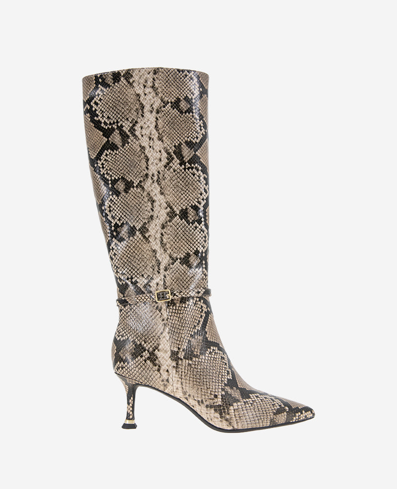 Kenneth Cole Utah Leather Boot | TAUPE SNAKE