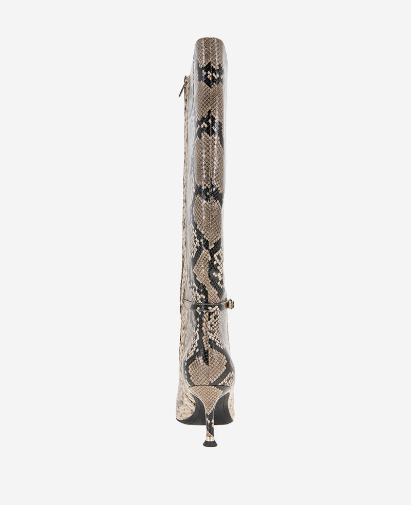 Kenneth Cole Utah Leather Boot | TAUPE SNAKE
