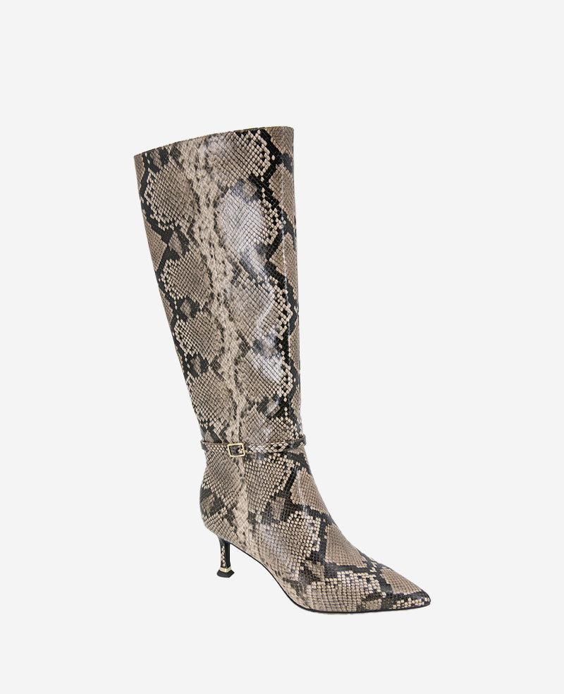 Kenneth Cole Utah Leather Boot | TAUPE SNAKE