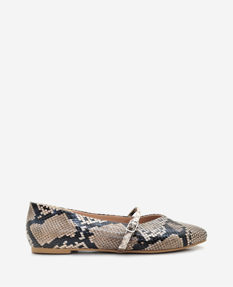 Kenneth Cole Shop Magnolia Snakeskin Ballet Flat – Taupe | Kenneth Cole | TAUPE SNAKE