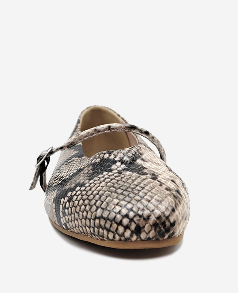 Kenneth Cole Shop Magnolia Snakeskin Ballet Flat – Taupe | Kenneth Cole | TAUPE SNAKE