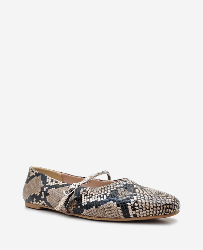 Kenneth Cole Shop Magnolia Snakeskin Ballet Flat – Taupe | Kenneth Cole | TAUPE SNAKE