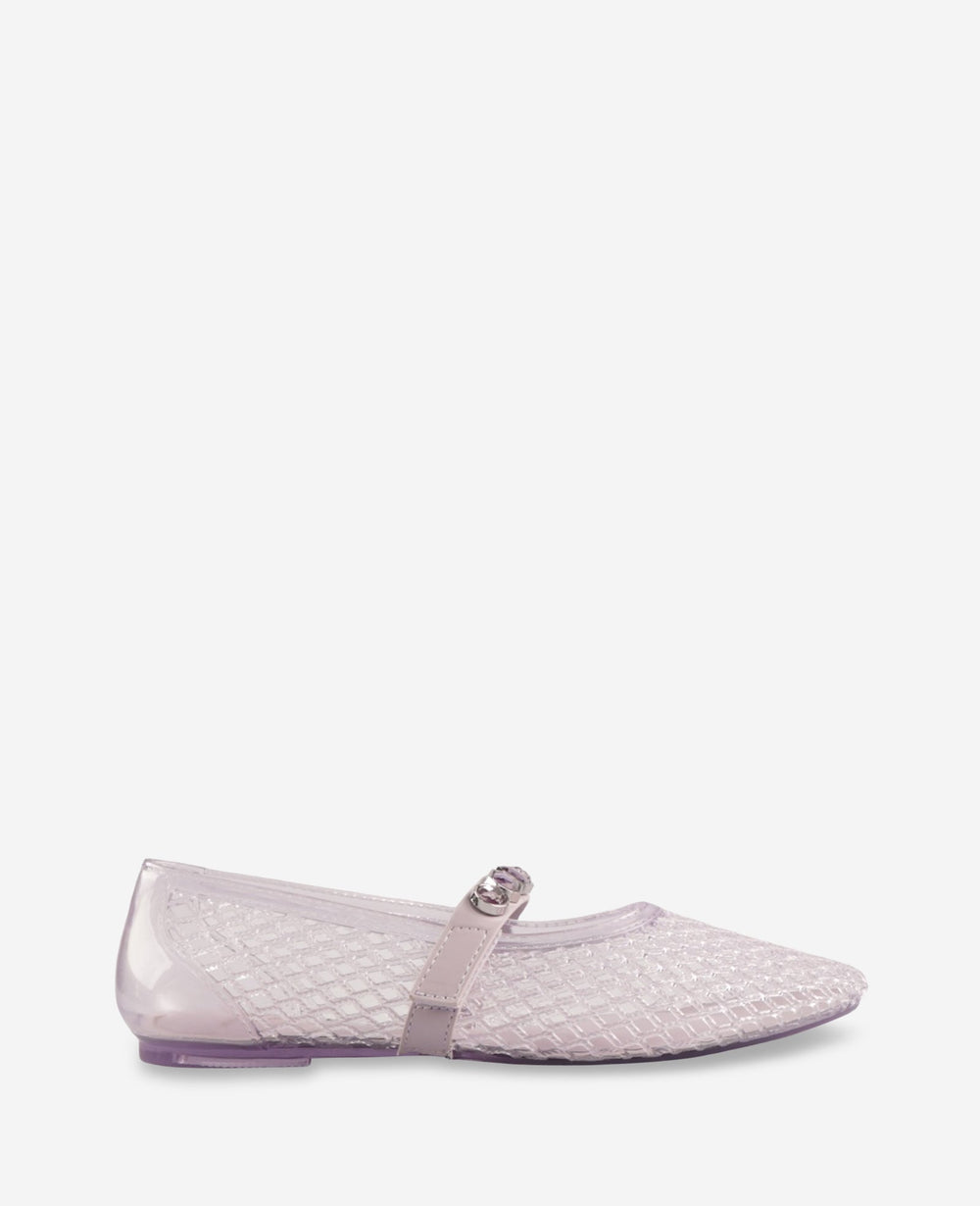 Kenneth Cole Jazzy Stone Embellished Ballet Flat | LILAC