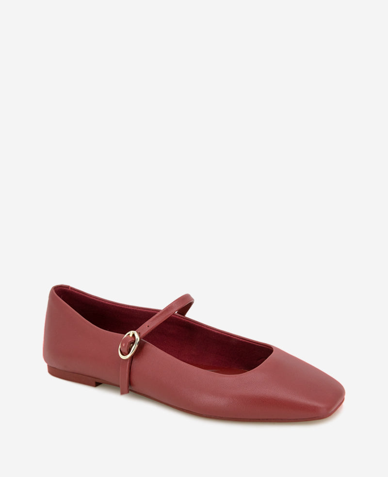 Kenneth Cole Shop Jasper Rio Red Leather Ballet Flat | Kenneth Cole | RIO RED LEATHER
