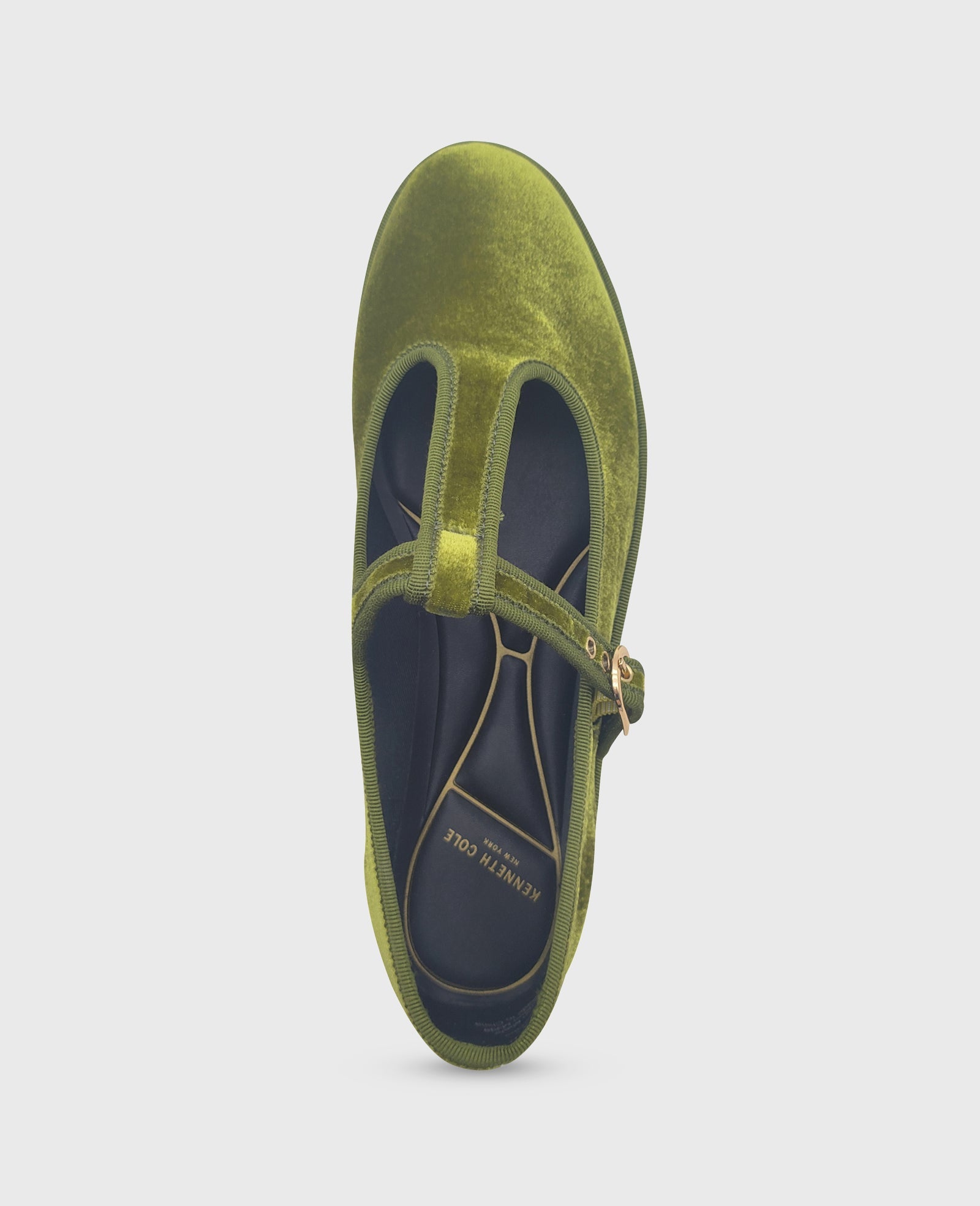 Kenneth Cole Verona Loden Velvet T-Strap Mary Jane Flat | Kenneth Cole | LODEN VELVET
