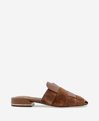 Kenneth Cole Faina Leather Fisherman Slide Sandal – Brown | Kenneth Cole | BROWN LEATHER