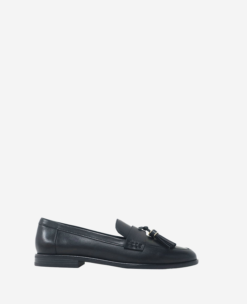 Kenneth Cole Lyra Leather Loafer | BLACK LEATHER