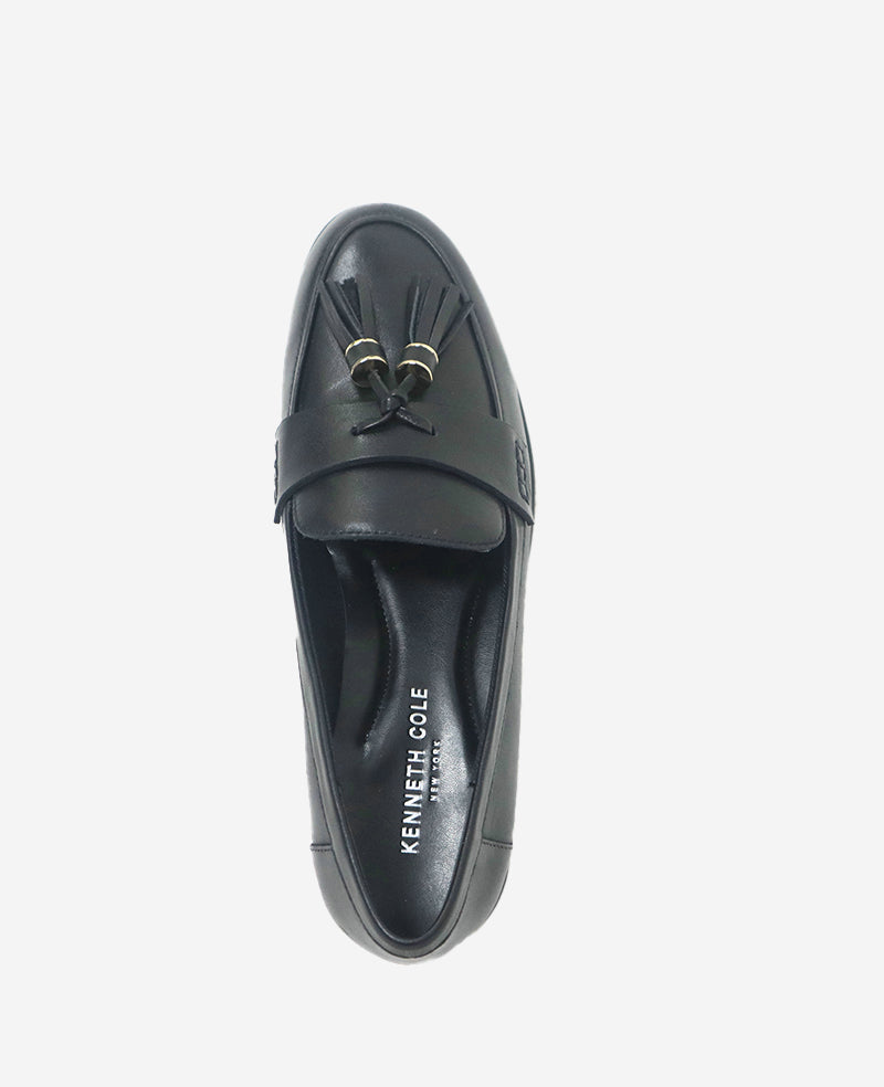 Kenneth Cole Lyra Leather Loafer | BLACK LEATHER