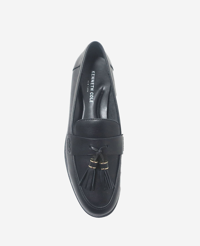 Kenneth Cole Lyra Leather Loafer | BLACK LEATHER
