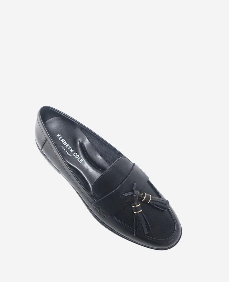 Kenneth Cole Lyra Leather Loafer | BLACK LEATHER