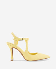 Kenneth Cole Romi Leather Ankle Slingback Heel | BUTTER YELLOW