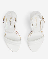 Kenneth Cole Shop Brooke Bridal Heeled Sandal in Ivory | Kenneth Cole | IVORY