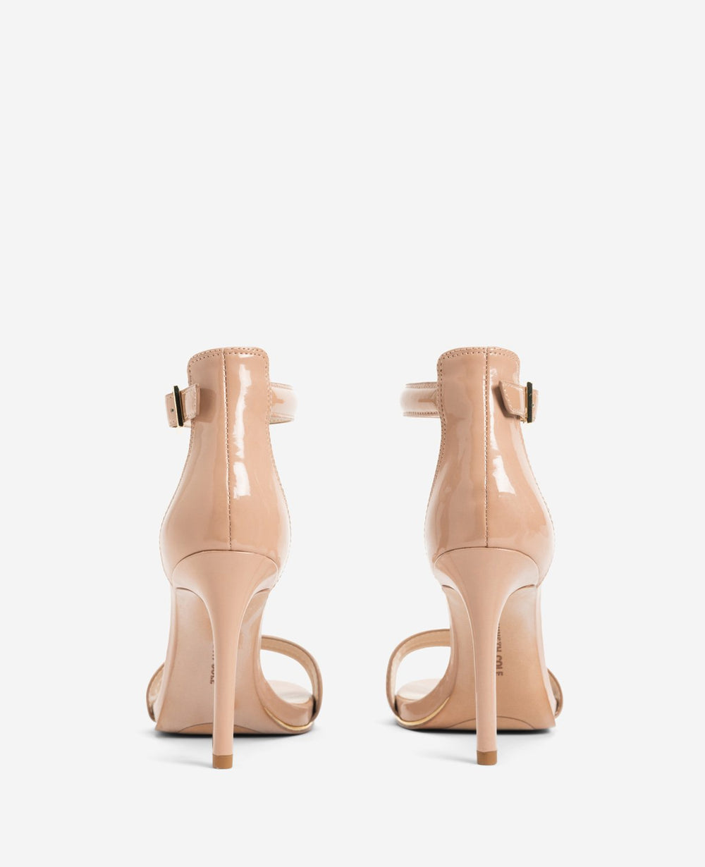 Kenneth Cole Brooke Buff Heeled Sandal – Ankle Strap & Stiletto | KC | BUFF