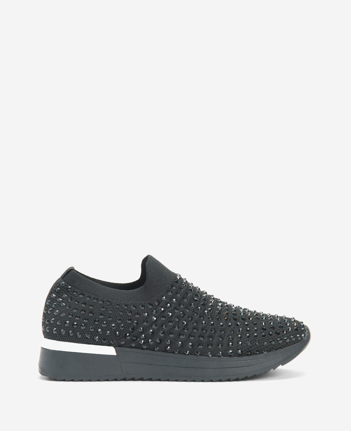 Kenneth Cole Women's Cameron Jewel Slip-On Sneaker with Sparkle | KC | BLACK