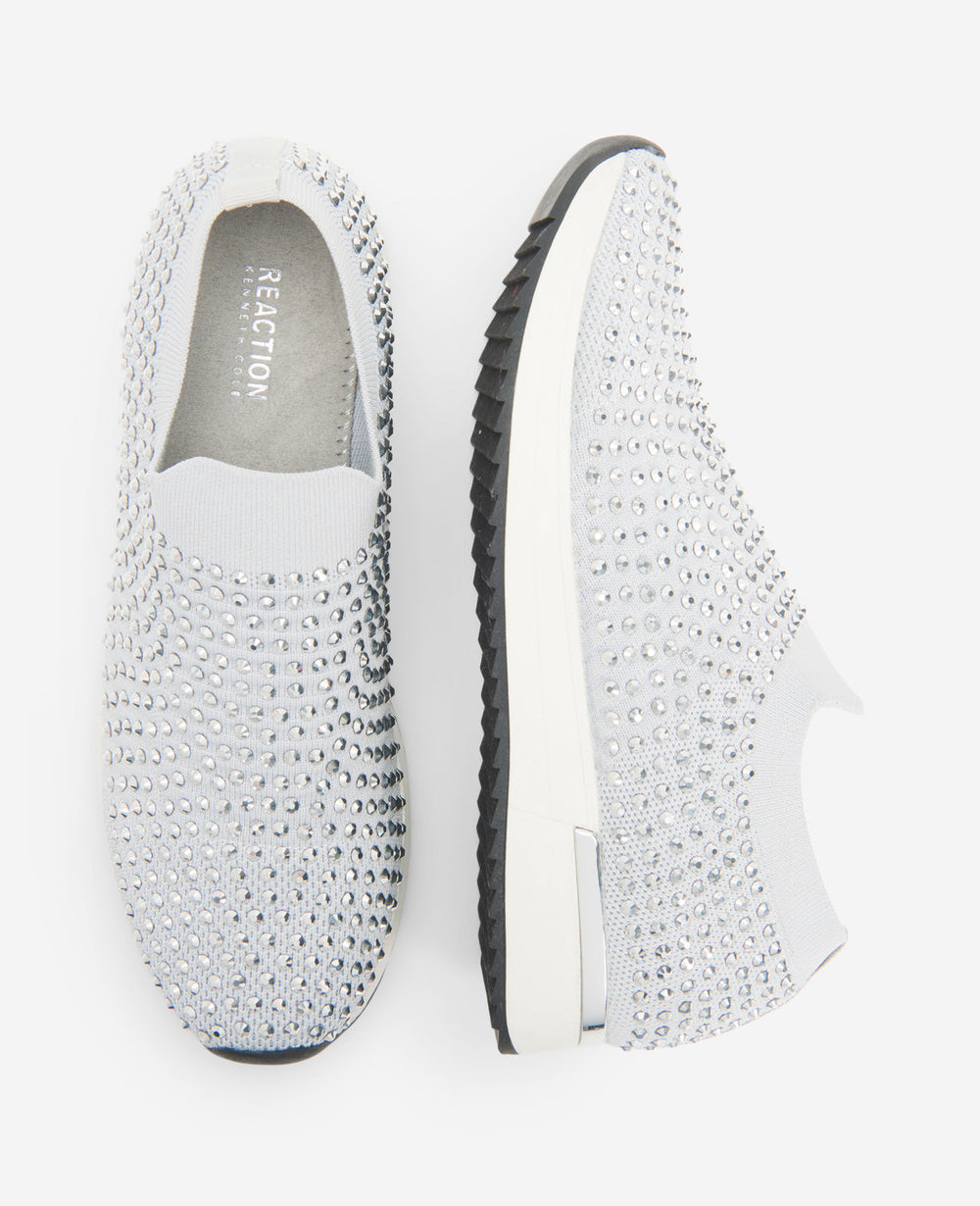 Kenneth Cole Cameron Jewel Jogger Grey Slip-On Sneaker | Kenneth Cole | GREY