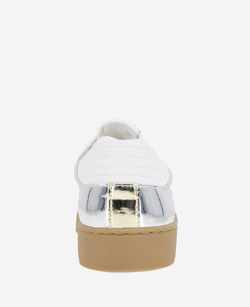 Kenneth Cole Sam Metallic Leather Mesh Sneaker – Shiny, Comfy & Iconic | SILVER MESH
