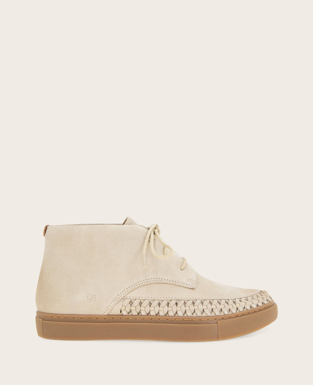 Kenneth Cole GENTLE SOULS - Cacti Suede Braid Detail Sneaker Bootie | TAUPE SUEDE