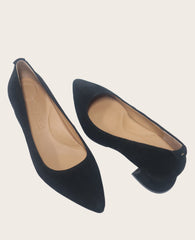 Kenneth Cole Shop Gardena Suede Pump | Gentle Souls Classic Black Heel | BLACK SUEDE