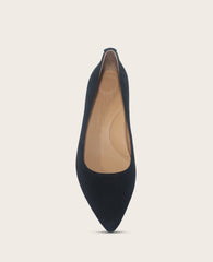 Kenneth Cole Shop Gardena Suede Pump | Gentle Souls Classic Black Heel | BLACK SUEDE