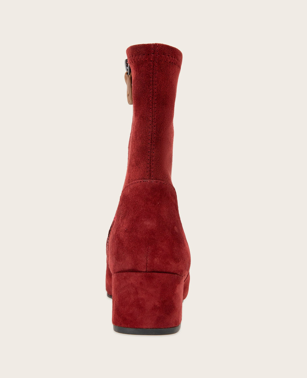 Kenneth Cole Shop Gentle Souls Ella Burnt Red Suede Bootie | Kenneth Cole | BURNT RED